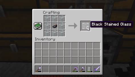 How To Make Black Stained Glass Pane: Minecraft Recipe : paulnelsonのblog