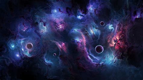 Wallpaper : artwork, space art, digital art 3840x2160 - WallpaperManiac ...