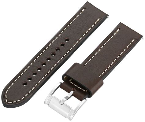 Fossil 22mm Leather Watch Band Color: Brown - Lyst