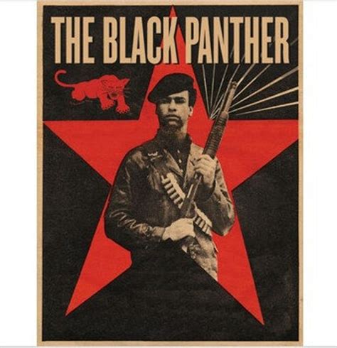 Black Panther Party Newspaper Huey Newton Canvas/poster No | Etsy