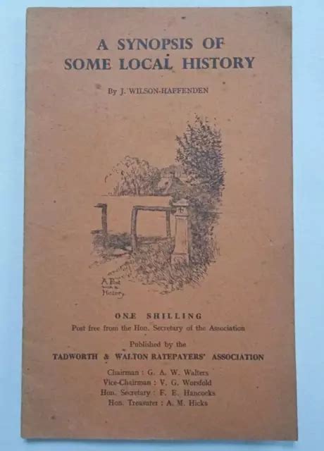 VINTAGE LOCAL HISTORY Booklet Tadworth Walton Burgh Heath Banstead ...