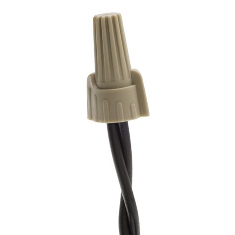 Tan Winged Wire Connector with Quick-Grip Spring, 500 Bag - NSI Industries