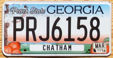 Georgia | Product categories | Automobile License Plate Store ...