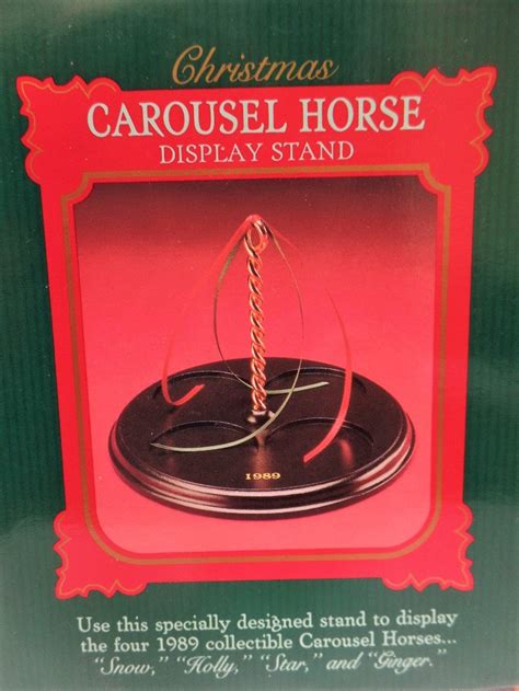 Hallmark Carousel Horse Display Stand for Christmas Ornaments | Etsy