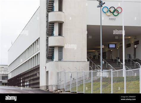 Helsinki Olympic Stadium after renovation in Helsinki Finland Stock ...