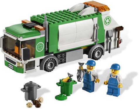 4432: Garbage Truck | Garbage truck, Lego city, Lego city sets