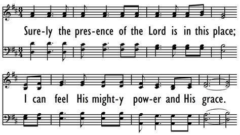 SURELY THE PRESENCE OF THE LORD | Digital Songs & Hymns