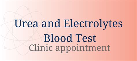 Urea and Electrolytes Blood Test - Phoenix Pathology