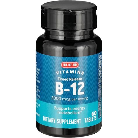H-E-B HEB Vitamin B12 - Shop Vitamins A-Z at H-E-B
