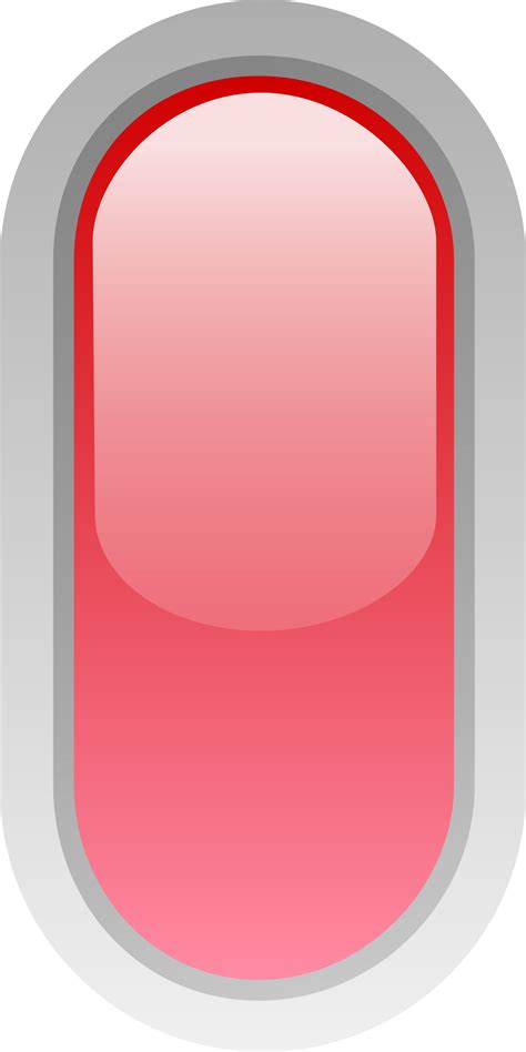 Clipart - led rounded v red