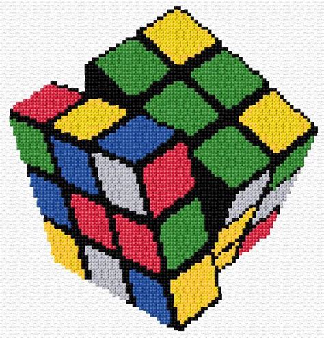 Rubik's Cube - Cross-Stitch Designs