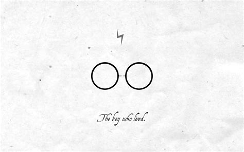 Download Minimalist Harry Potter The Boy Who Lived Wallpaper | Wallpapers.com