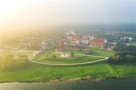 Premium Photo | Kaunas castle on field