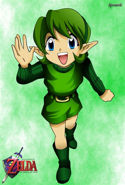 Ocarina of Time - Saria | Legend of zelda characters, Ocarina of time ...