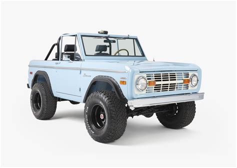 Ford - Matte Baby Blue Bronco, HD Png Download - kindpng