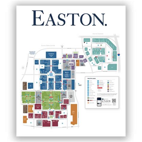 Easton Town Center Map | Easton Directory