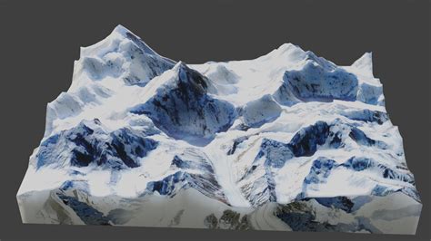 K2 Mountain 3D model - TurboSquid 1763719