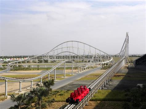 Formula Rossa - world's fastest roller coaster 150 mph, 0-100 in 2 ...