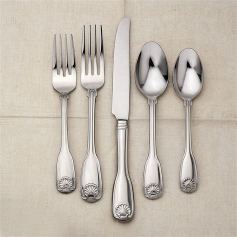 Reed & Barton "Colonial Shell II" 18/10 Stainless Steel Flatware | Ross-Simons