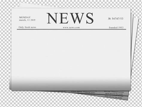 Blank newspaper | Newspaper template, Blank newspaper, Newspaper front ...