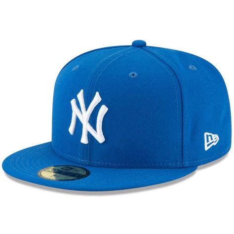 New York Yankees Blue and White Basic New Era 59FIFTY Fitted Hat