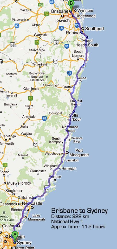 Train Map Brisbane To Gold Coast - Train Maps
