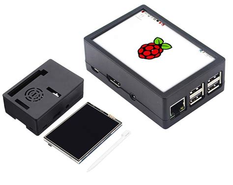 $16 Raspberry Pi Case Integrates a 3.5" Touchscreen Display - CNX Software