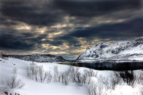 Norway fjords in winter photo on Sunsurfer