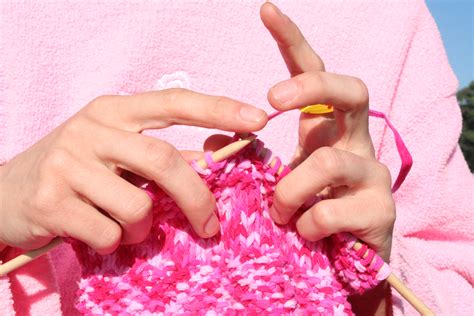 File:Pink knitting in front of pink sweatshirt.JPG - Wikimedia Commons