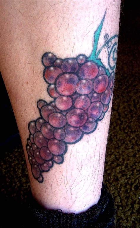 grapes | Tattoo work, Paw print tattoo, Tattoos