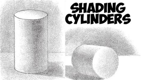 Cylinder Pencil Shading Techniques