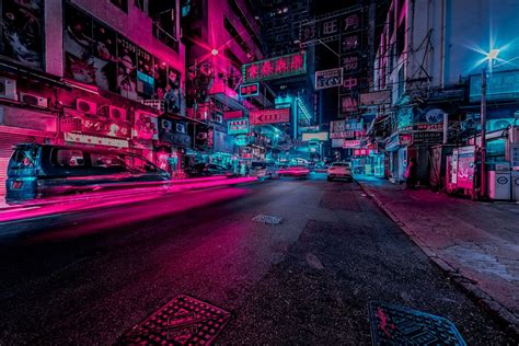 Photographer Captures the Neon Streets of Hong Kong at Night Hong Kong, Photography Projects ...