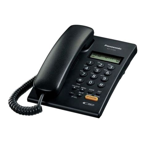 Order Panasonic Corded Landline Phone With Caller ID, Black, KX-T7705SX ...