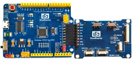 Arduino e-paper display, Arduino development board e-ink