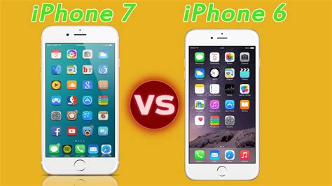 Compare new iPhone 7 vs iPhone 6 features and Specification - YouTube