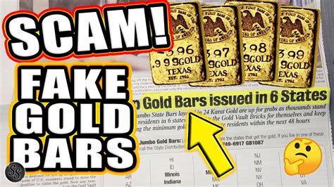 Gold Bar SCAM - Newspaper Selling FAKE GOLD Bars! - YouTube