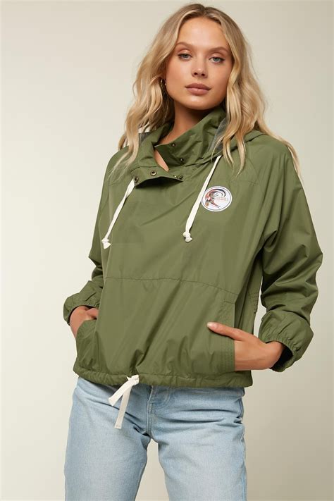 PORTLAND HOODED WINDBREAKER JACKET | Womens windbreaker, Windbreaker, Jackets