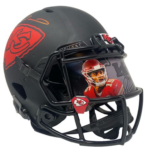 Patrick Mahomes Signed Chiefs Full-Size Authentic On-Field Eclipse ...