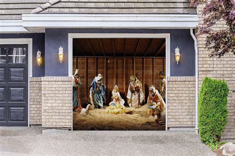 Amazon.com: Christmas Garage Door Banner,Merry Christmas Theme,Garage ...