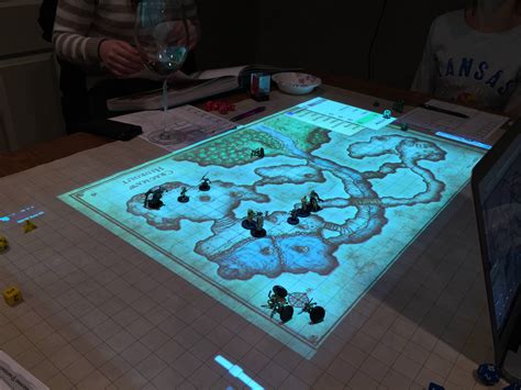 Dungeons & Dragons and Settlers of Catan with Projection Mapping ...