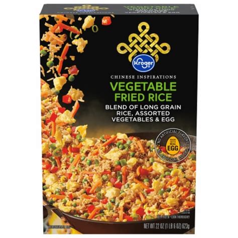 Kroger® Chinese Inspirations Vegetable Fried Rice Frozen Meal, 22 oz ...