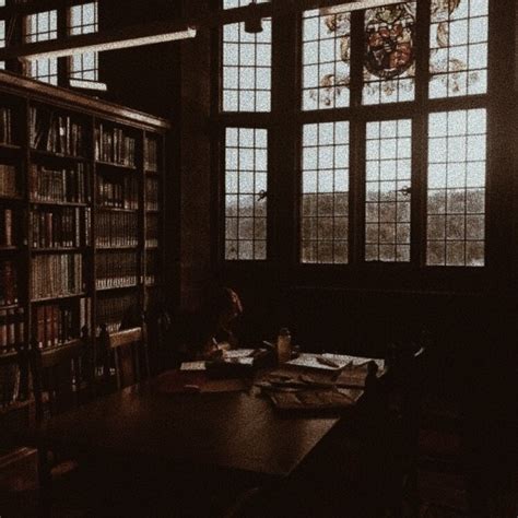 Dark Academia Slytherin Room / Cette magnifique bibliothèque appartient ...