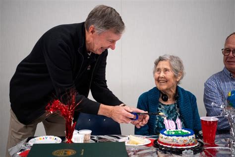 Calutron Girl Opal Talbott celebrates her 101st birthday in Oak Ridge