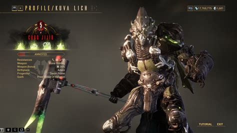 WTB specific mask kuva lich with vengeful flame ephemera 250~p - PC ...