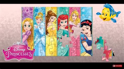 Disney Princess Jigsaw Puzzle Play Games & Activity for kids - YouTube