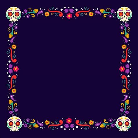 Happy Dia De Muertos Background 27207196 Vector Art at Vecteezy