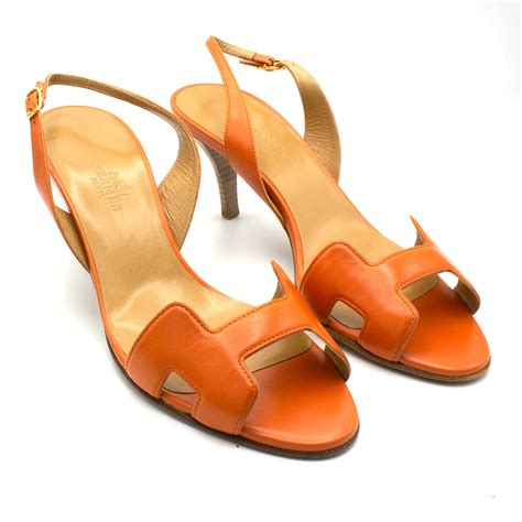 Hermes sandals orange shoes – Luxe & Em