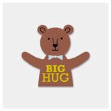 Big Hug Bear | Vinyl Sticker | Rock Scissor Paper