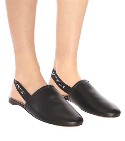 Givenchy Slingback Flat Mules in Black 1 (Black) - Lyst