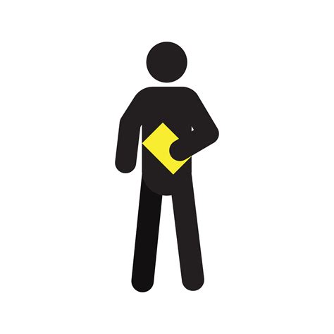 Standing man with book silhouette icon. Distributing flyers. Waiting ...